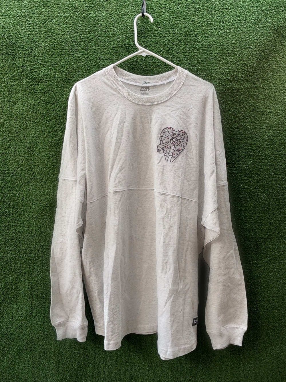 Star Wars Light Gray Long Sleeve Graphic Tee